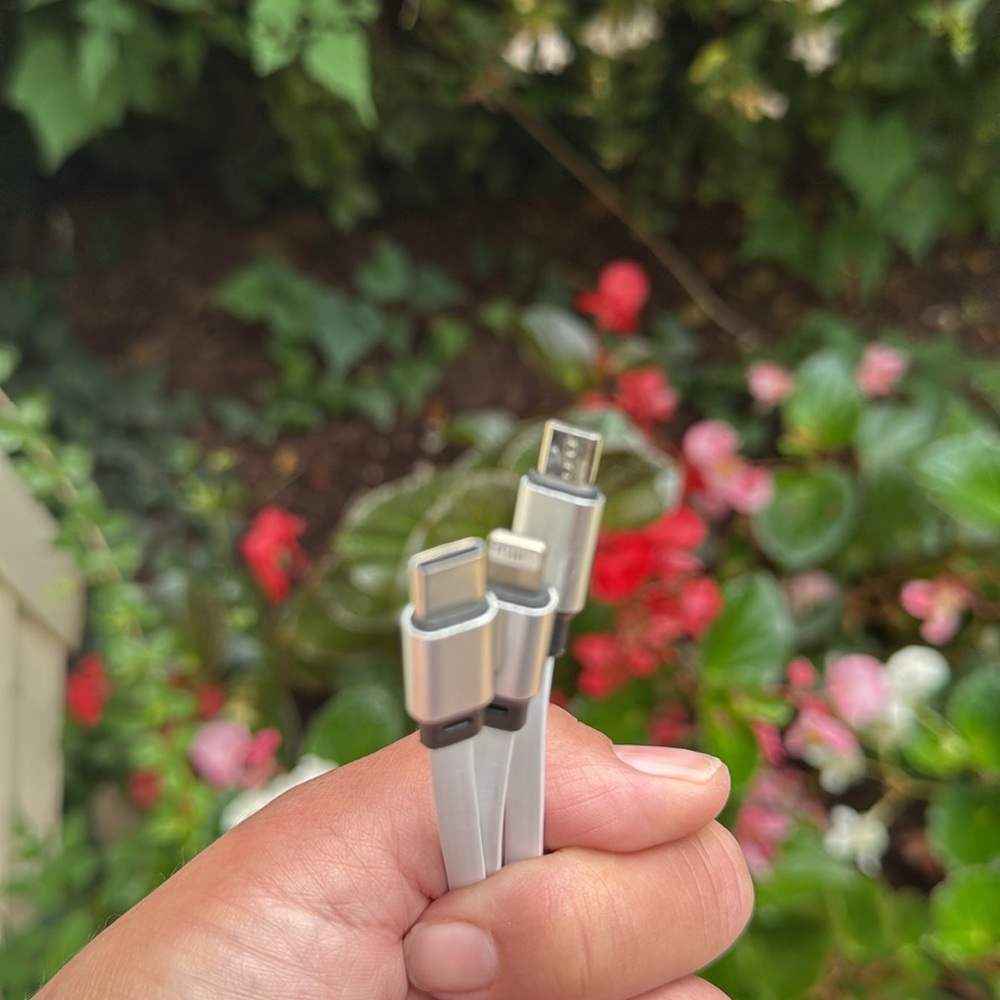Labubu Multi- Connector Charging Cable - Brown - Picture 3 of 6